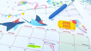Klasse kalender 2021 2022