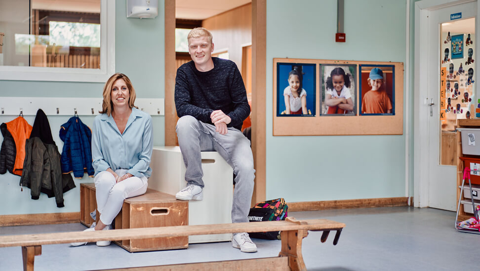 Cindy De Smidt en Thomas Vancoillie. Basisschool De Springplank, Tielt