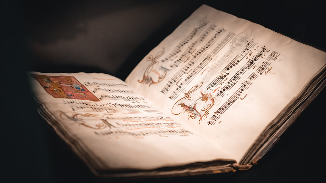 Oud boek in het KBR museum