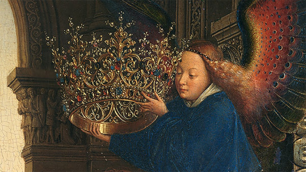 details uit werk van Van Eyck