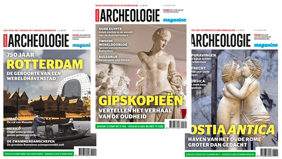 covers van Archeologie magazine