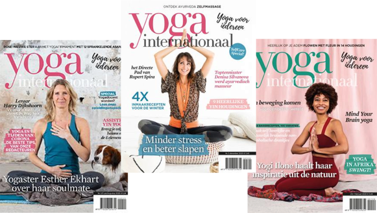 covers van Yoga internationaal magazine
