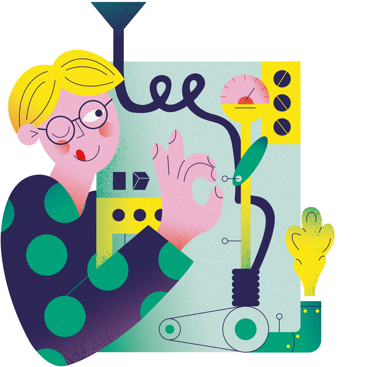 Illustratie figuur Gust Plichtsbewust