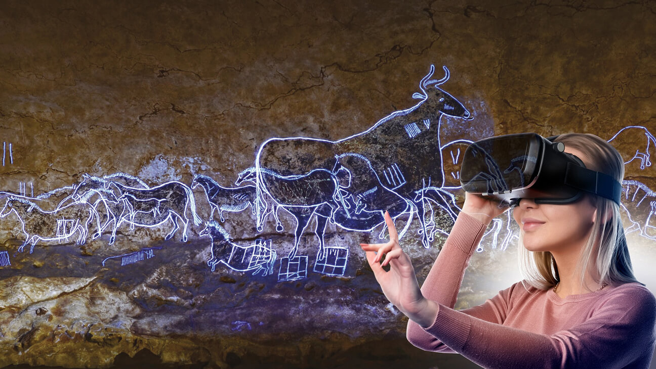 Duik in een “virtuele tunnel” die het Prehistomuseum verbindt met de grot van Lascaux