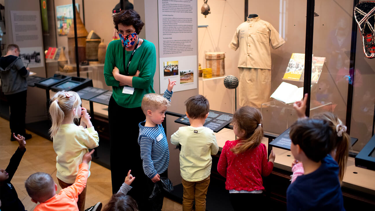 Kinderen in het Afrikamuseum