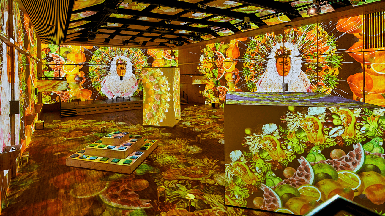 Beeld uit de Expo Frida Kahlo – Immersive Experience