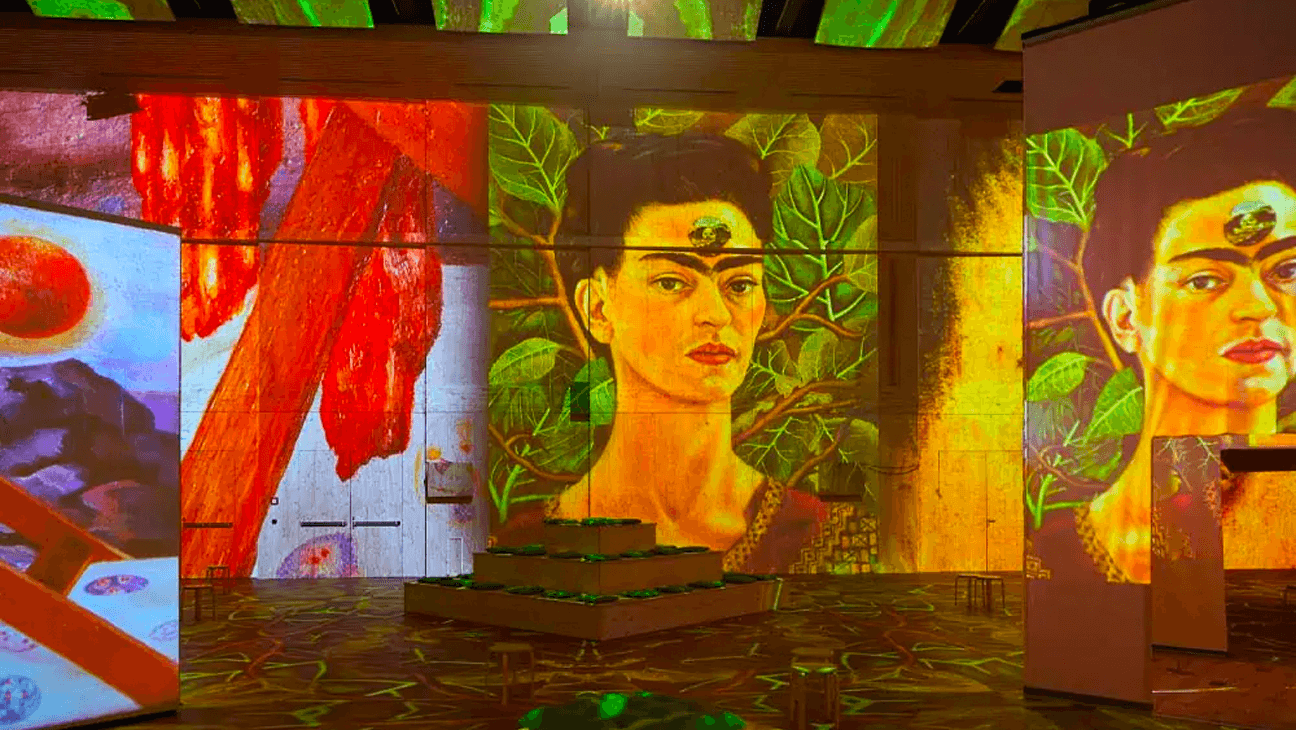 Beeld uit de Expo Frida Kahlo – Immersive Experience