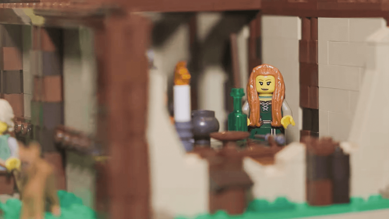 lego-figuurtje in opstelling van Merovingen