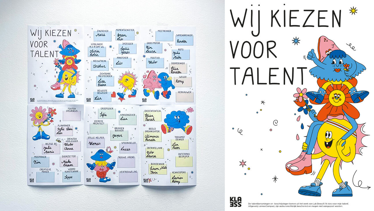 talenten talentenposters klik en print