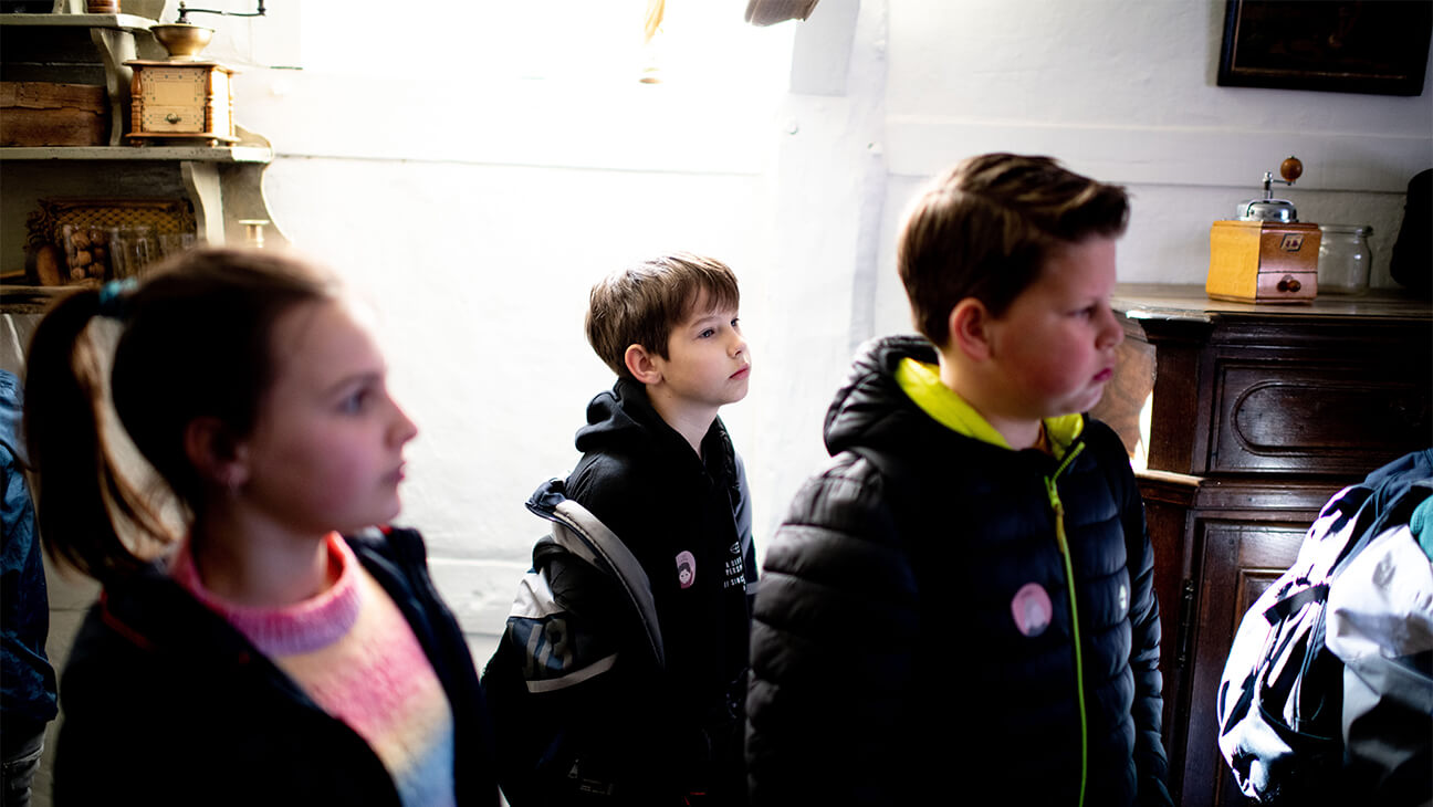 klas op bezoek in Bokrijk