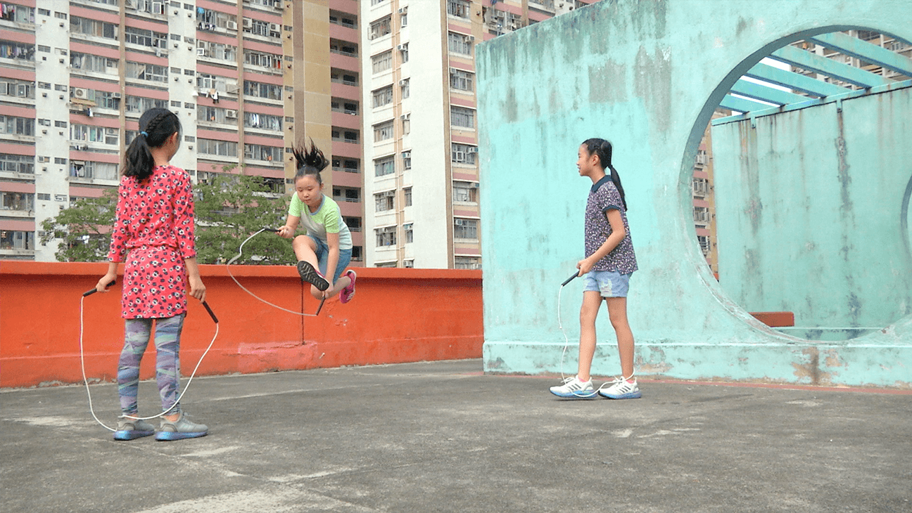 Jump Rope
(film still). Hong Kong, 2020