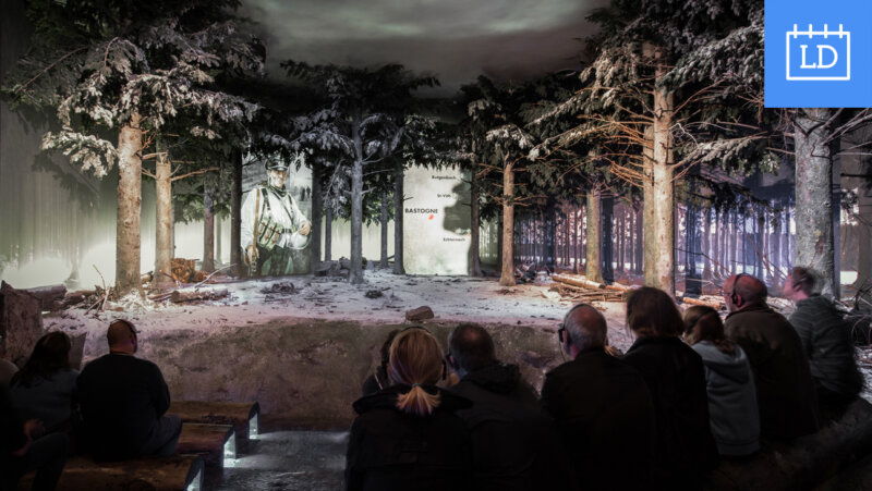 interactieve filmzaal Bastogne War Museum