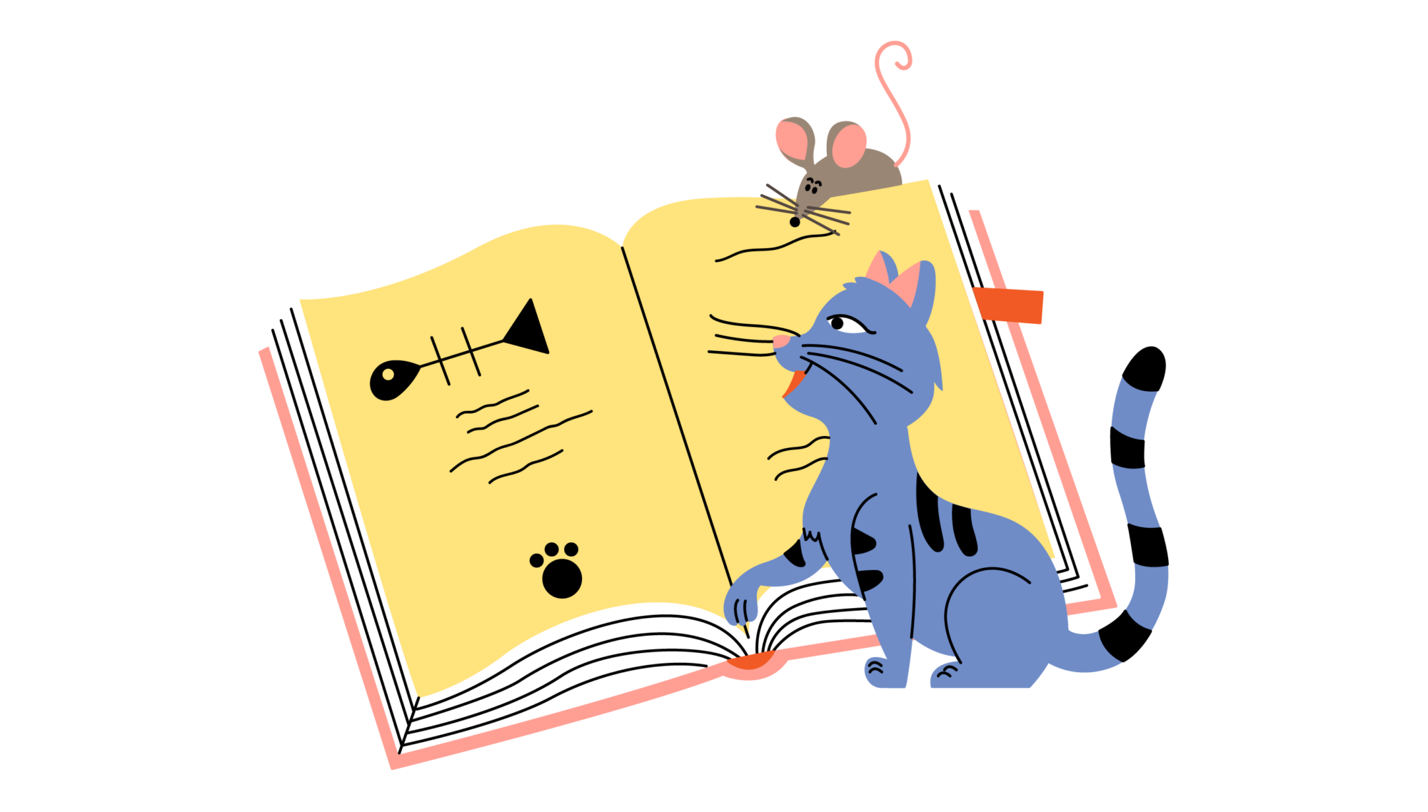 kat en boek 