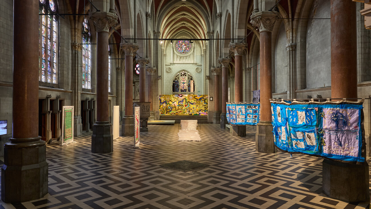 Critical Tapestries in de Kunsthal Extra City te Antwerpen