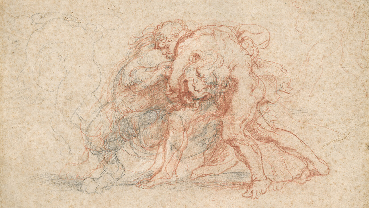 Werk van Peter Paul Rubens: 'Hercules en de leeuw'