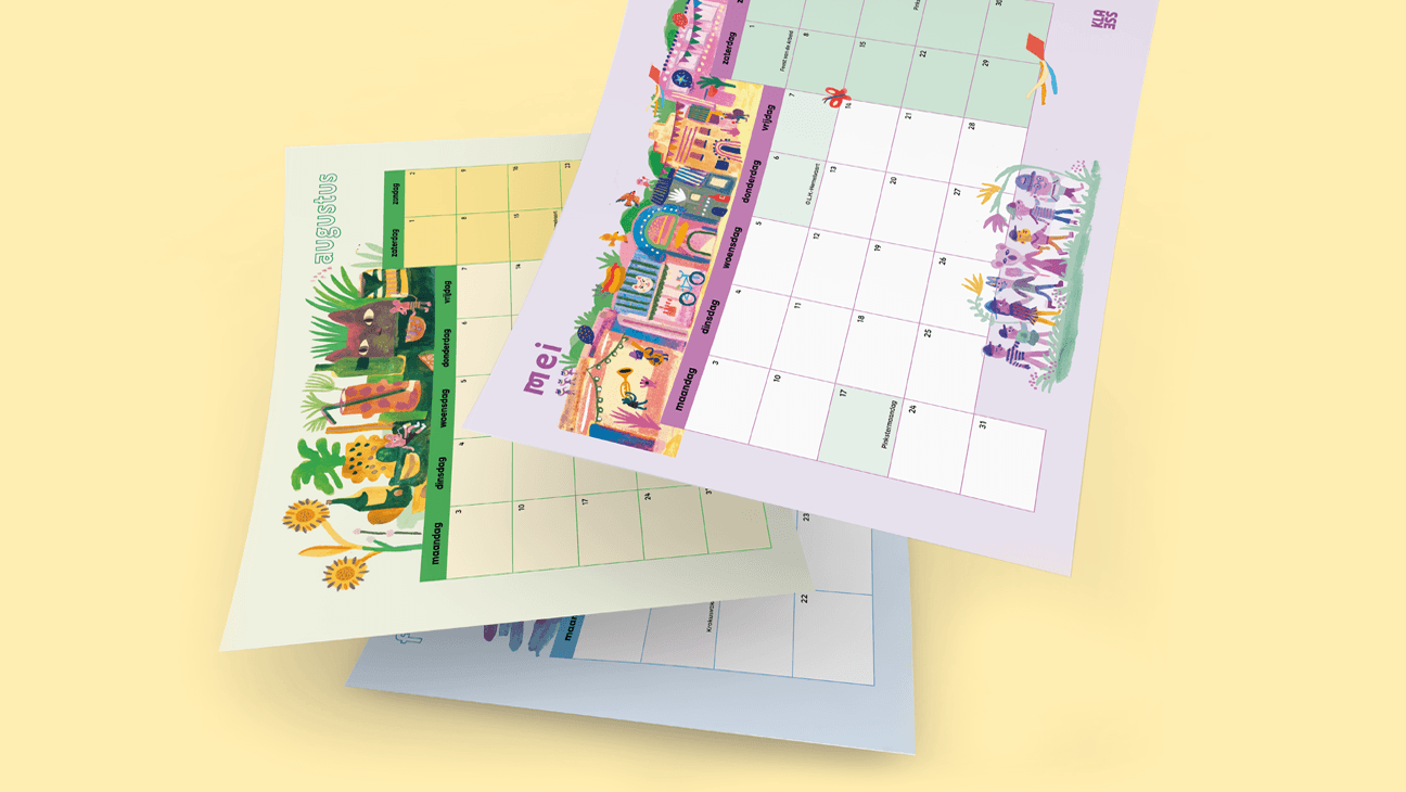 Klik & Print Klasse kalenders 2026-20267