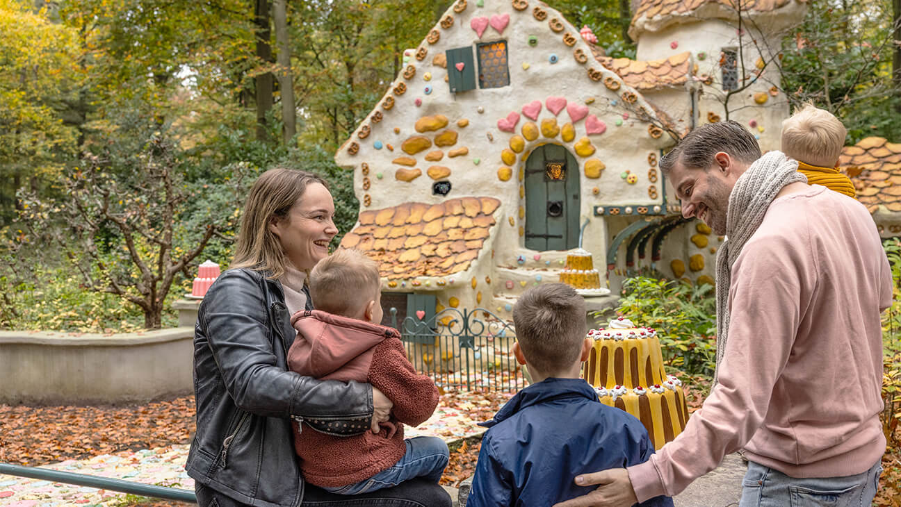 Gezin in de efteling