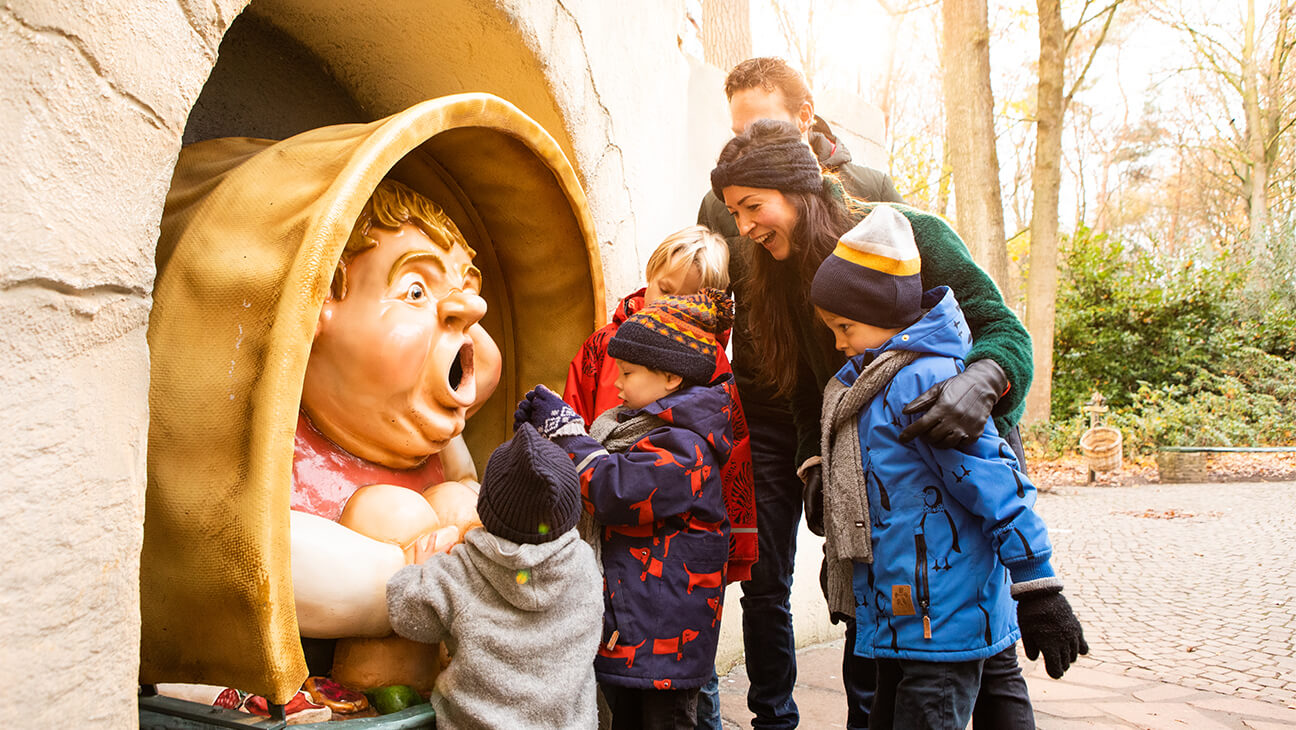 Gezin in de efteling