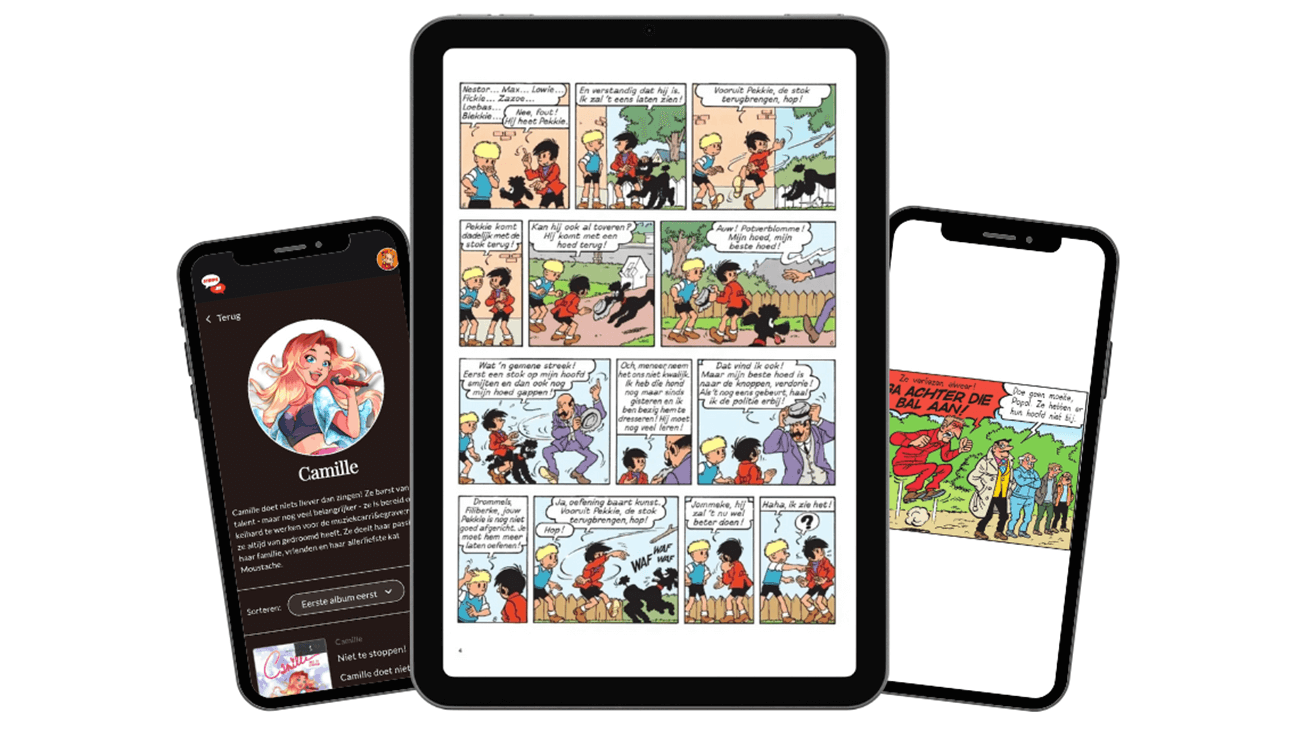 Tablet met strips