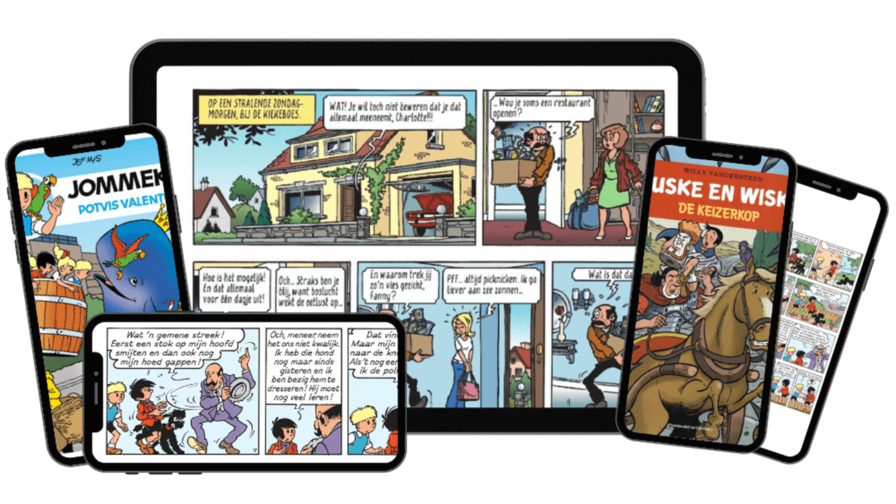 Tablet met strips