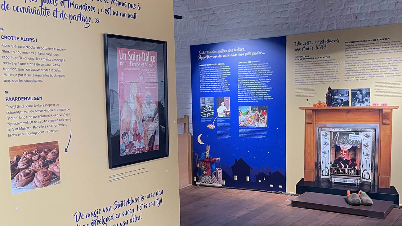 Kamer in de Expo Taste & Tradition. Smakelijke tradities uit het leven gegrepen