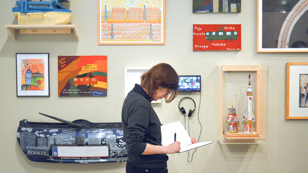 Kunst in het Art et marges museum