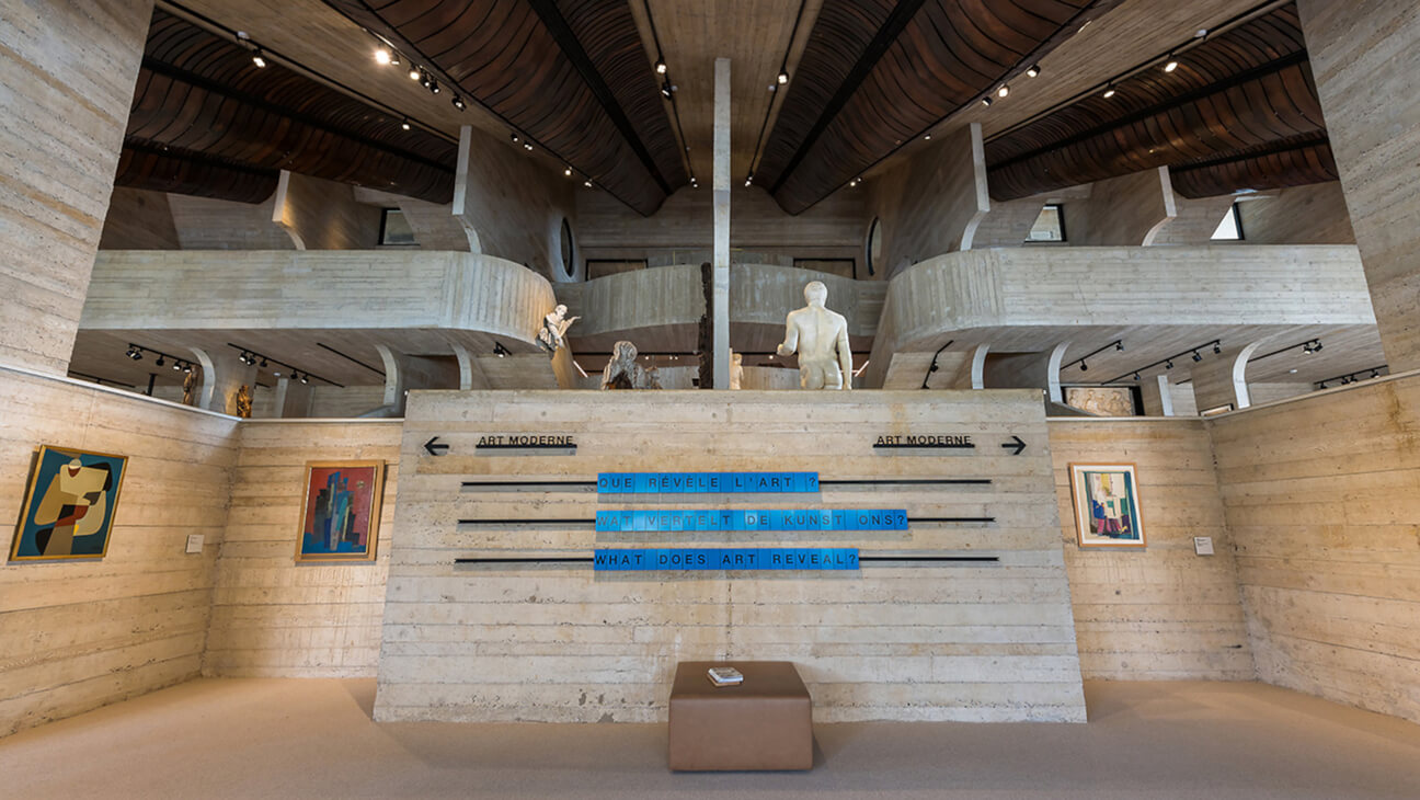 Binnenruimte Musée L - Musée universitaire de Louvain