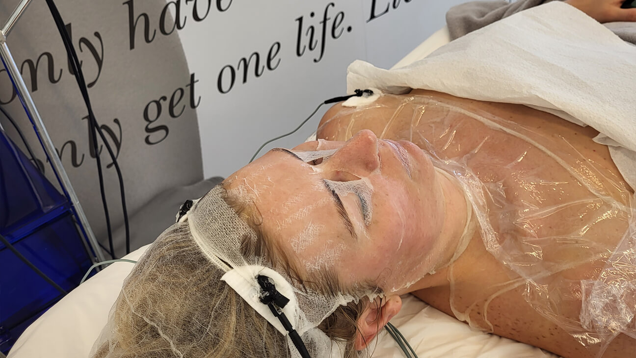 Patiënt bij Huidcentrum ann