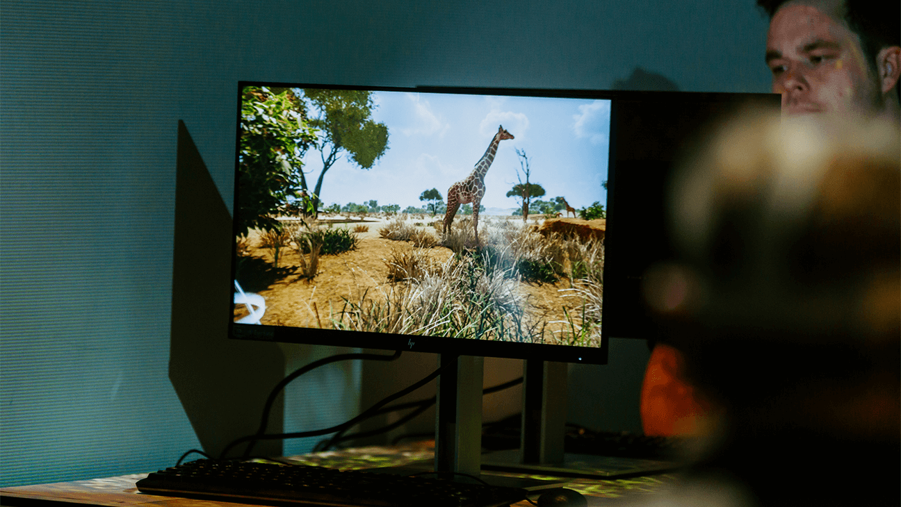 PC-scherm met daarop de zoo van de toekomst