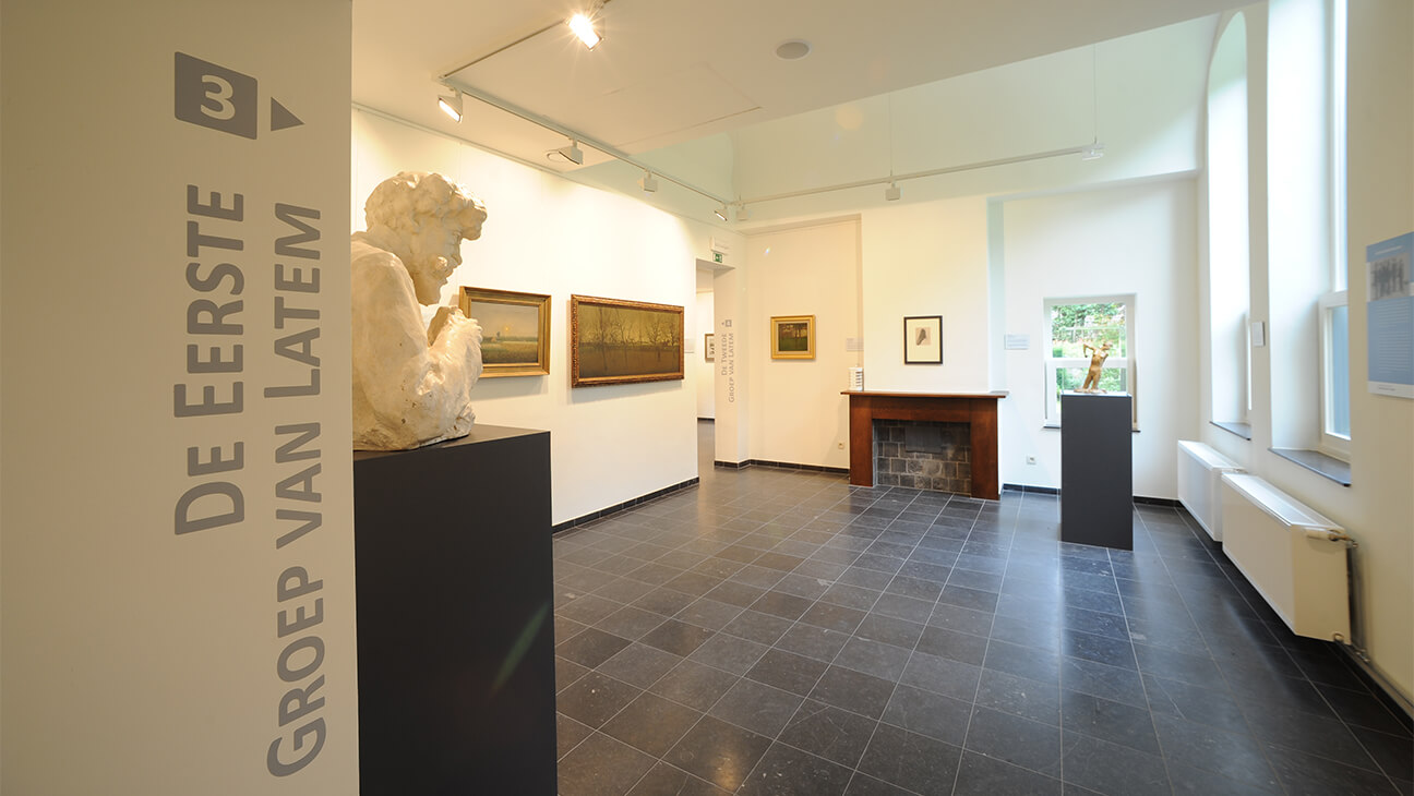 Zaal in museum Gevaert-Minne