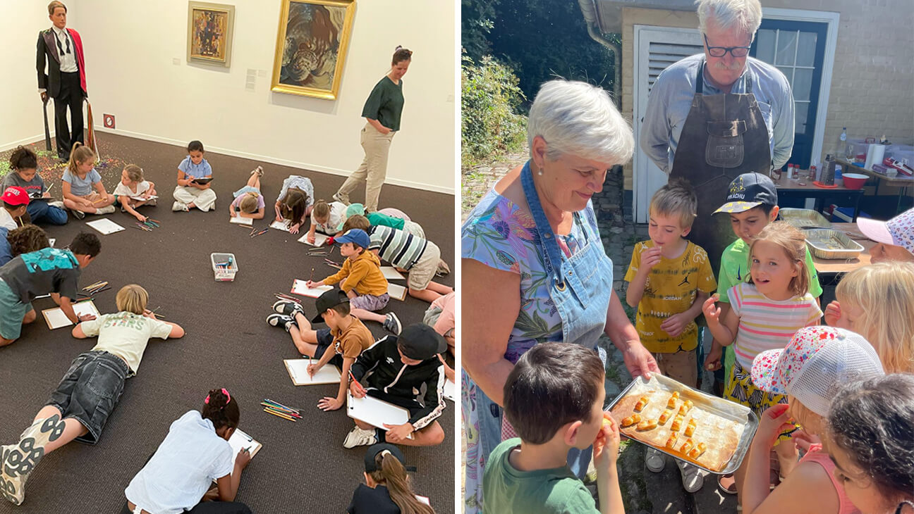 Kinderen tijdens de Expo 45-65. Jan Walravens, kunstcriticus