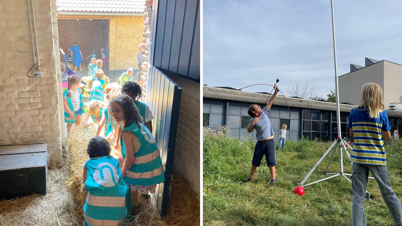 Kinderen tijdens de Expo 45-65. Jan Walravens, kunstcriticus