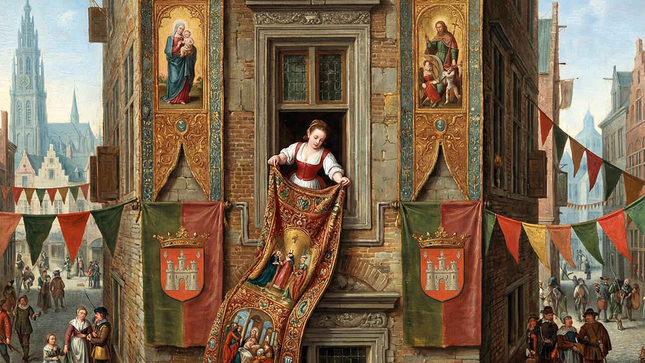 Schilderij uit Mercator Orteliushuis