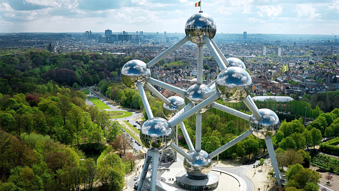 Foto van het atomium