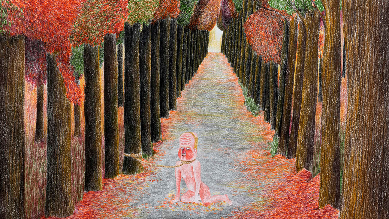 Kunstwerk uit de expo 'Révolte!?'