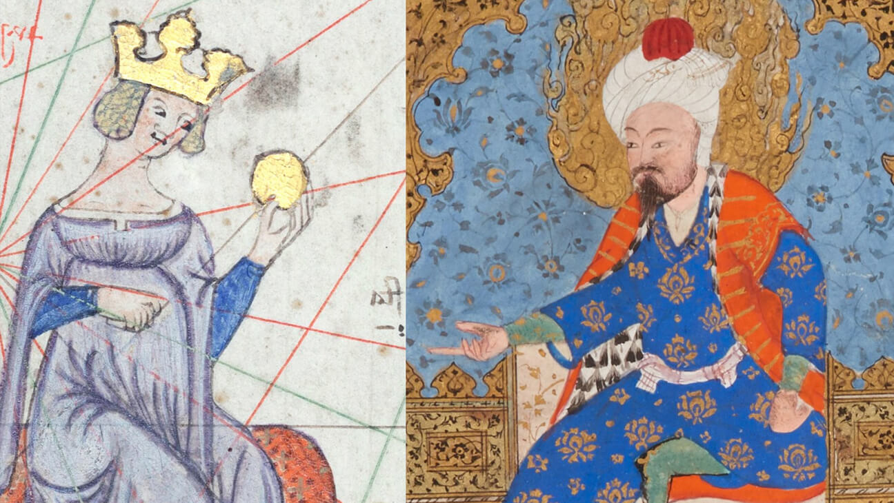 Beeld uit de Expo 'Breedbeeld. Verweven werelden van Brugge 900-1550'