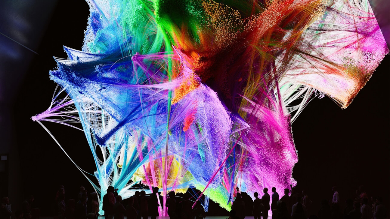 Beeld uit de Expo 'Refik Anadol Latent City'