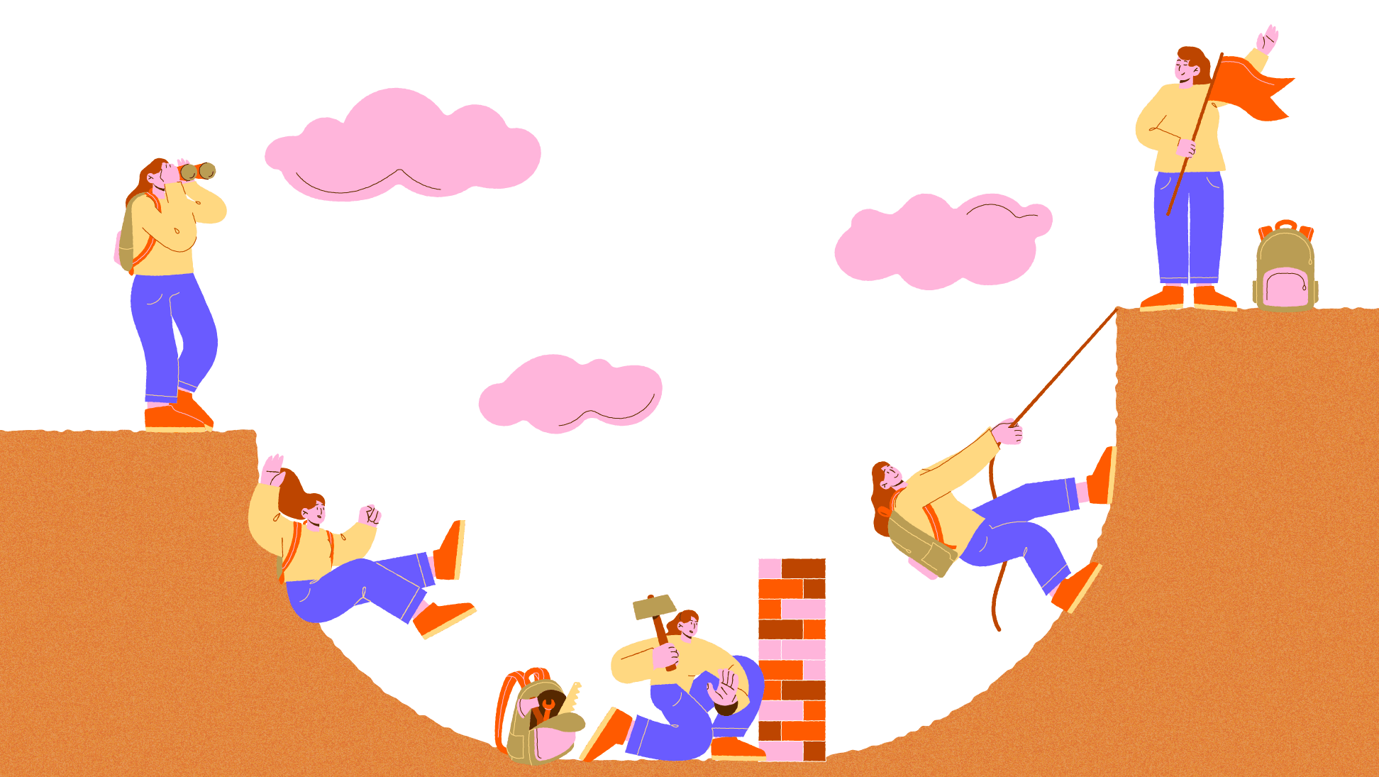 illustratie van de leerkuil