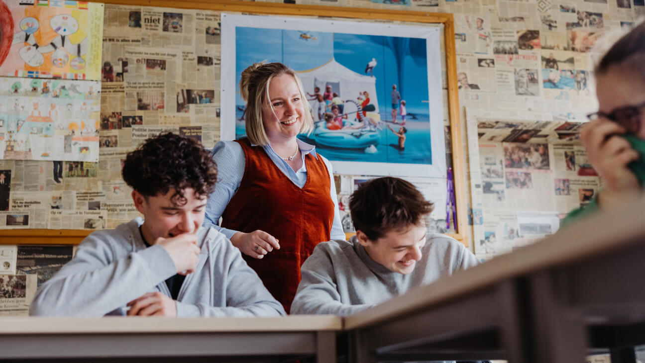 Leraar Valerie Van Dingenen over het voordeel om 7 jaar mee te schuiven met haar leerlingen