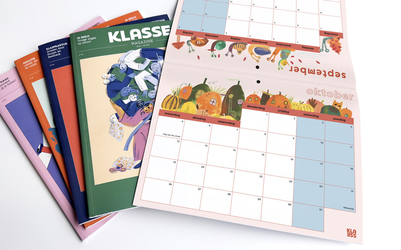 Nu abonneren op Klasse Magazine = straks de mooiste kalender in je klas