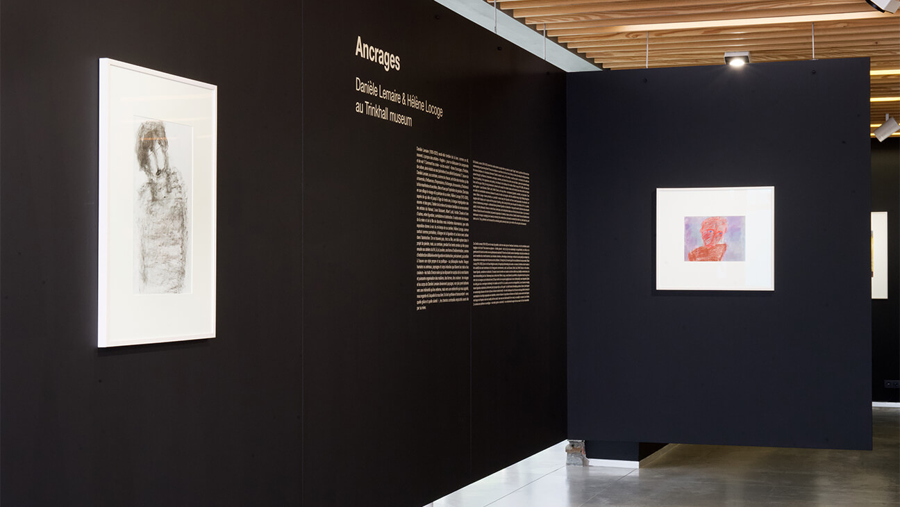 Zaal met kunstwerken van Danièle Lemaire 