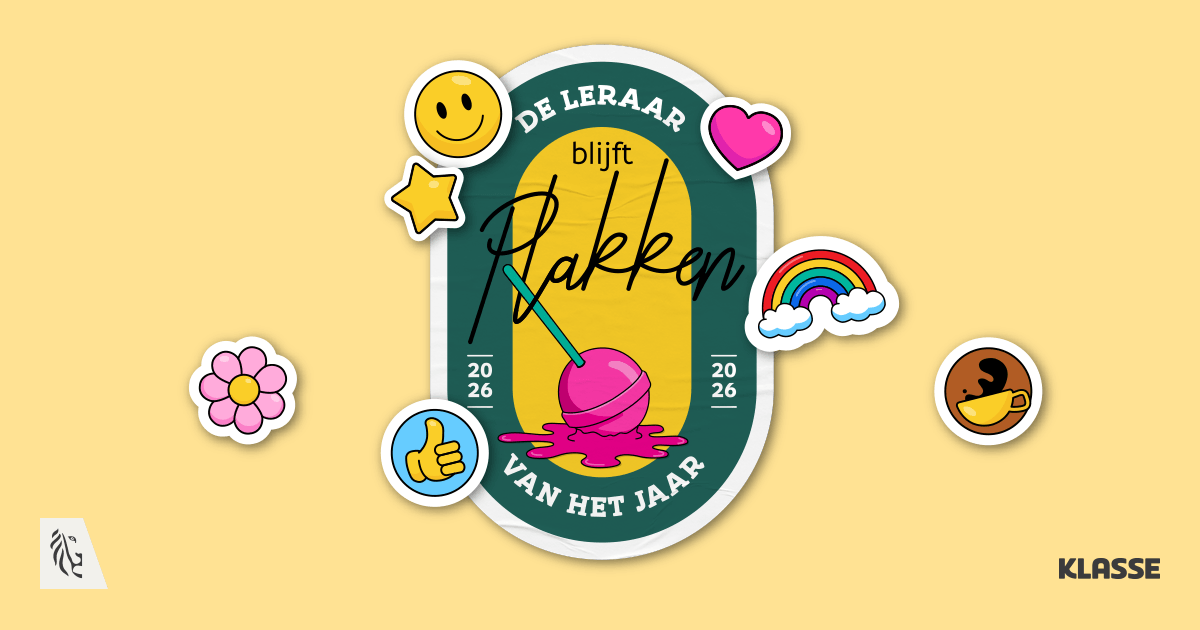 De Leraar van het Jaar 2026 blijft plakken. Nomineer jouw topper!