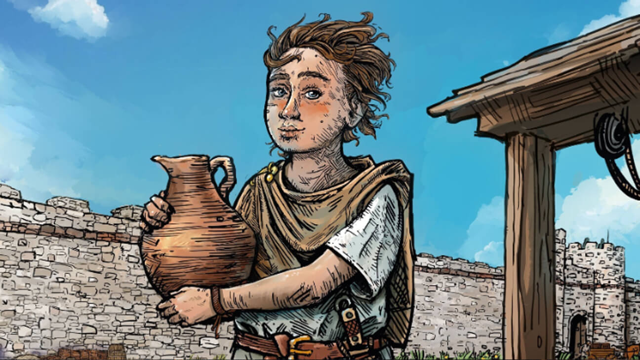 Campagnebeeld pop-upexpo 'De laatste Romeinen in het fort van Oudenburg'