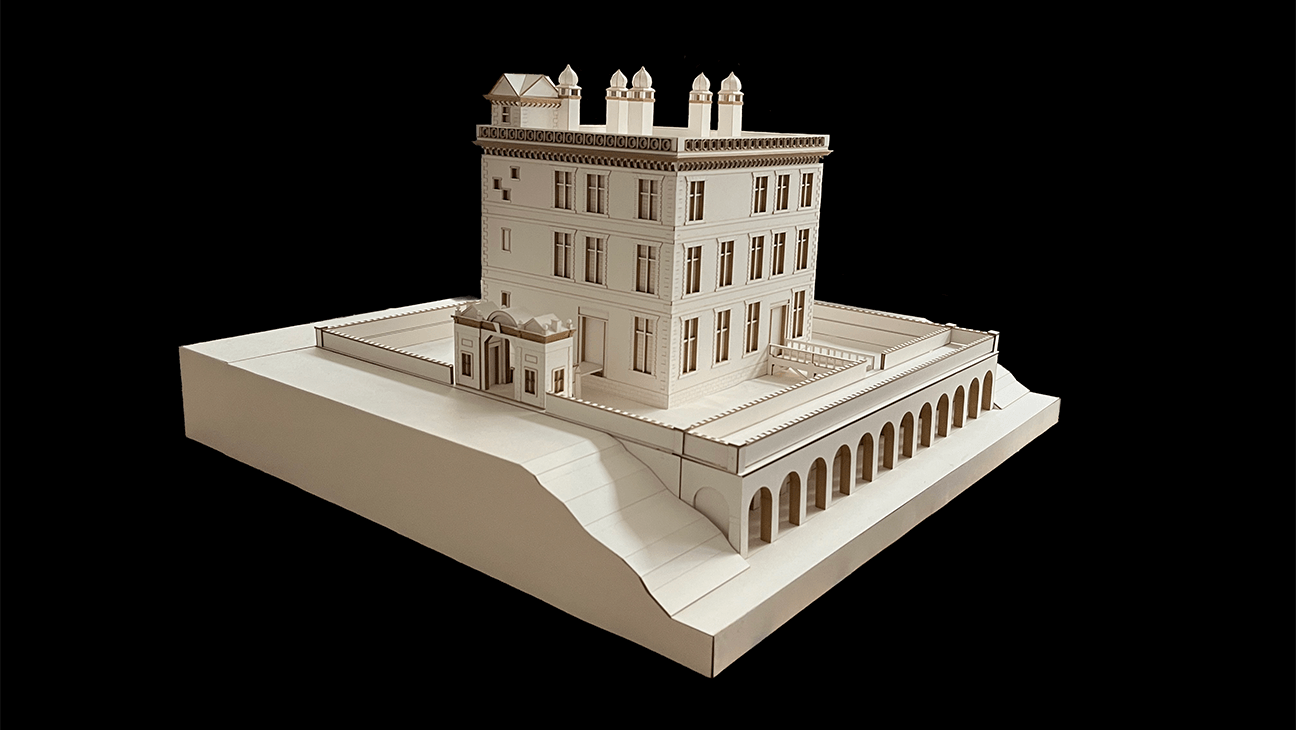 Maquette van Mariemont uit de expo MARY4ALL