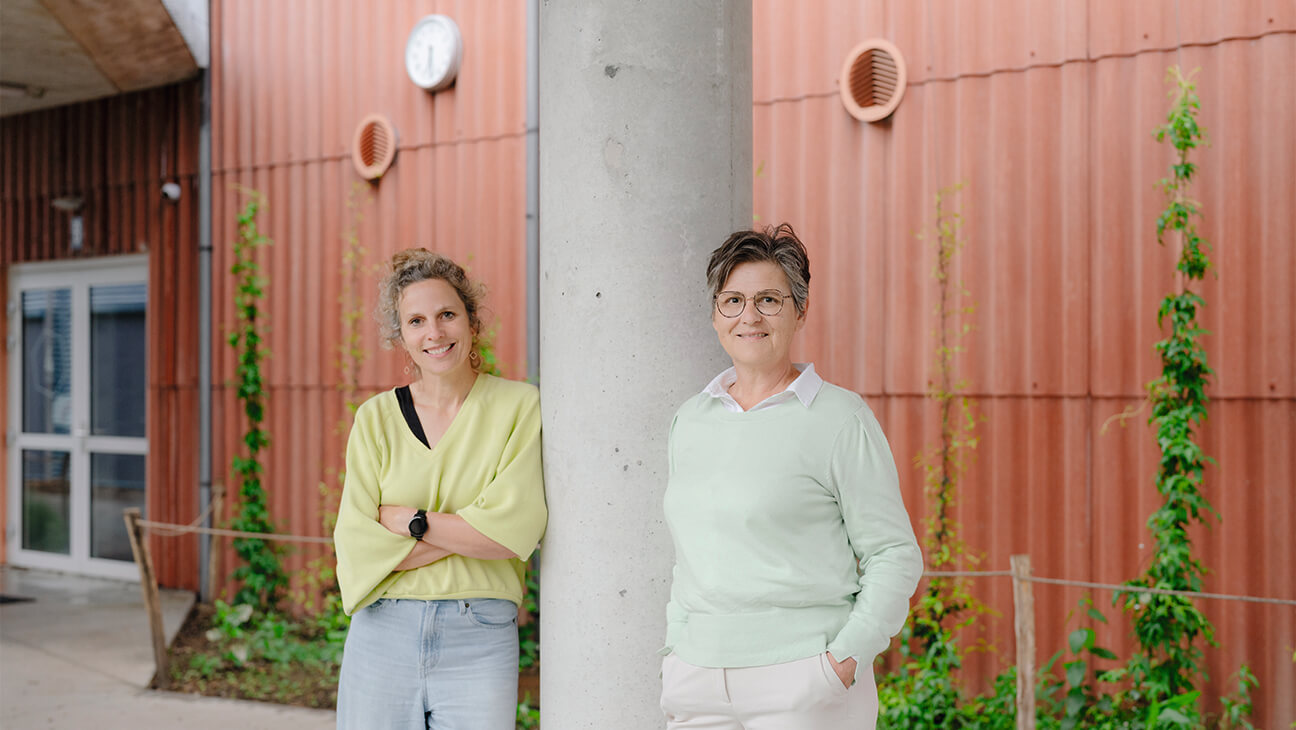 Directeurs Kristien Bruggeman en Nele Rottiers
