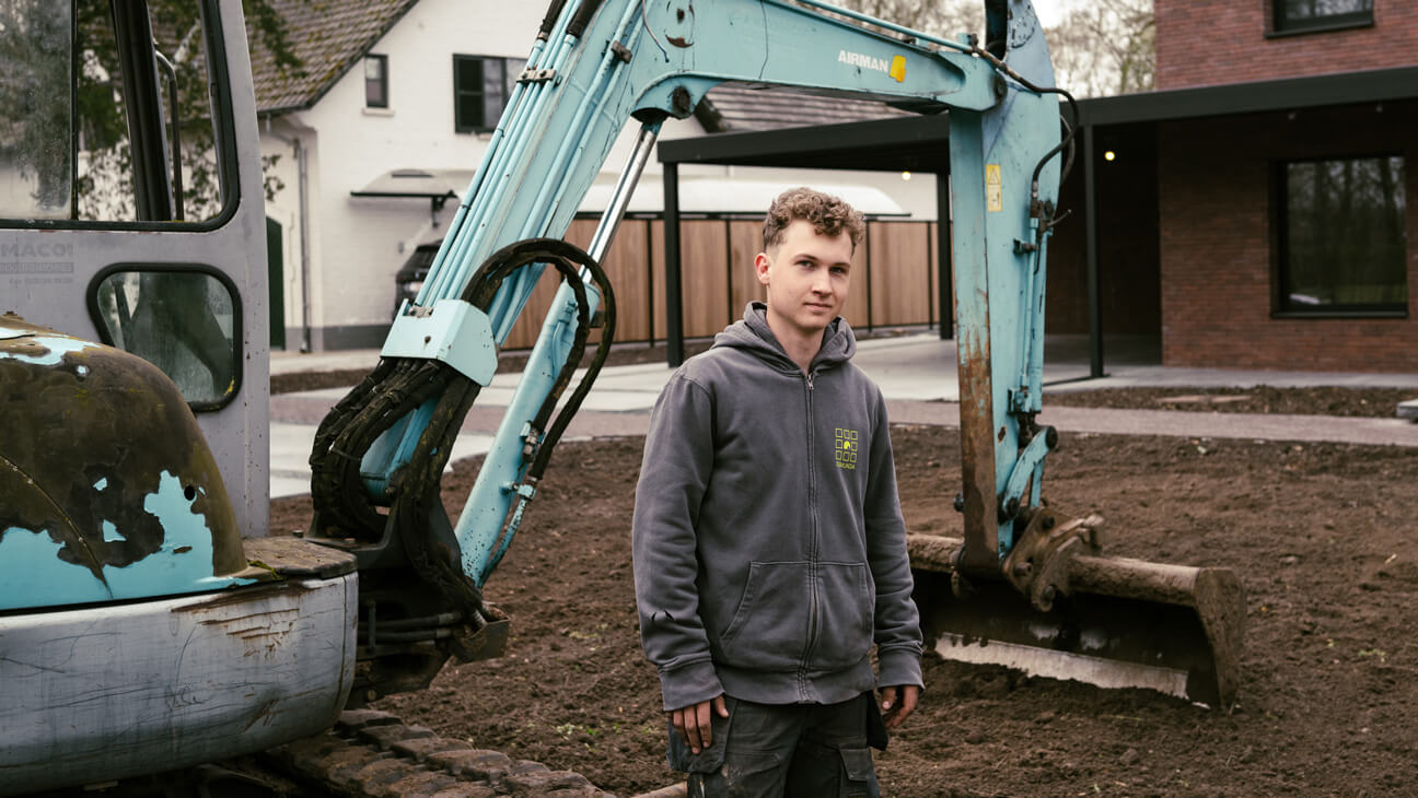 Leerling zevende jaar Kane koos voor duaal leren