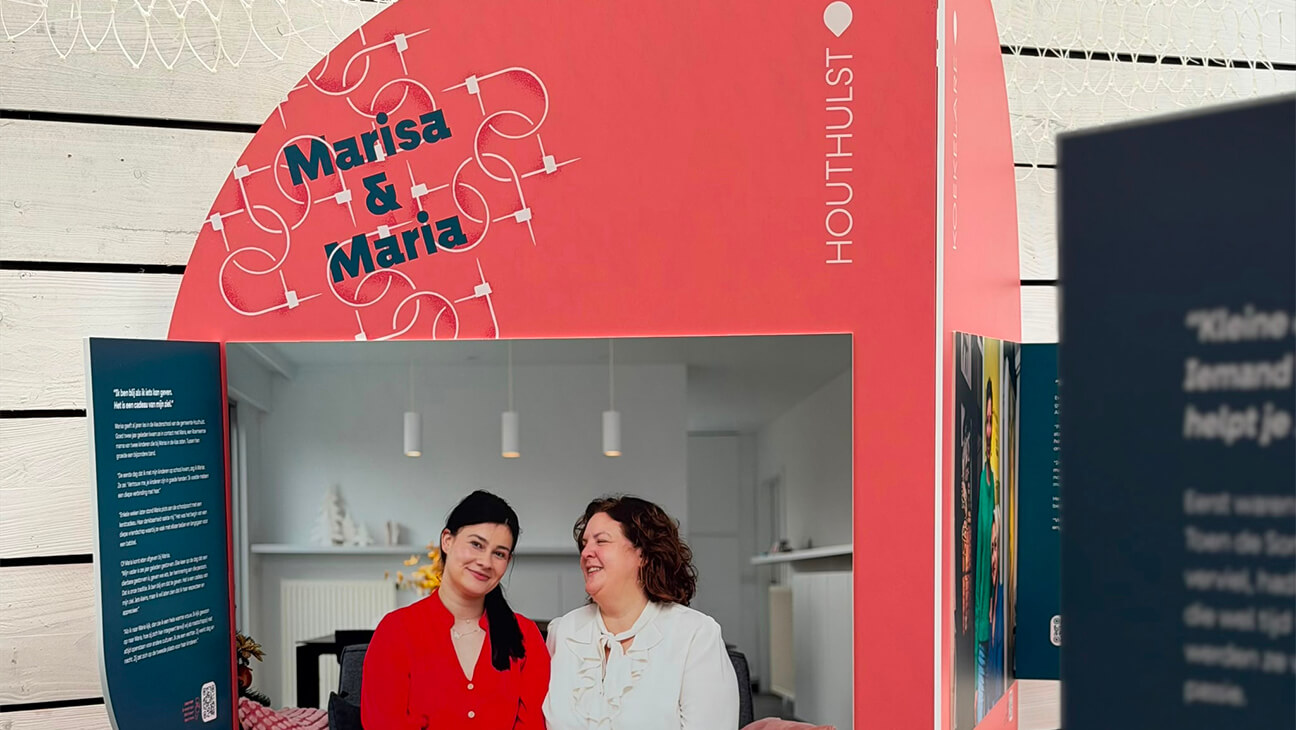 beeld uit de expo 'laten we banden smeden'