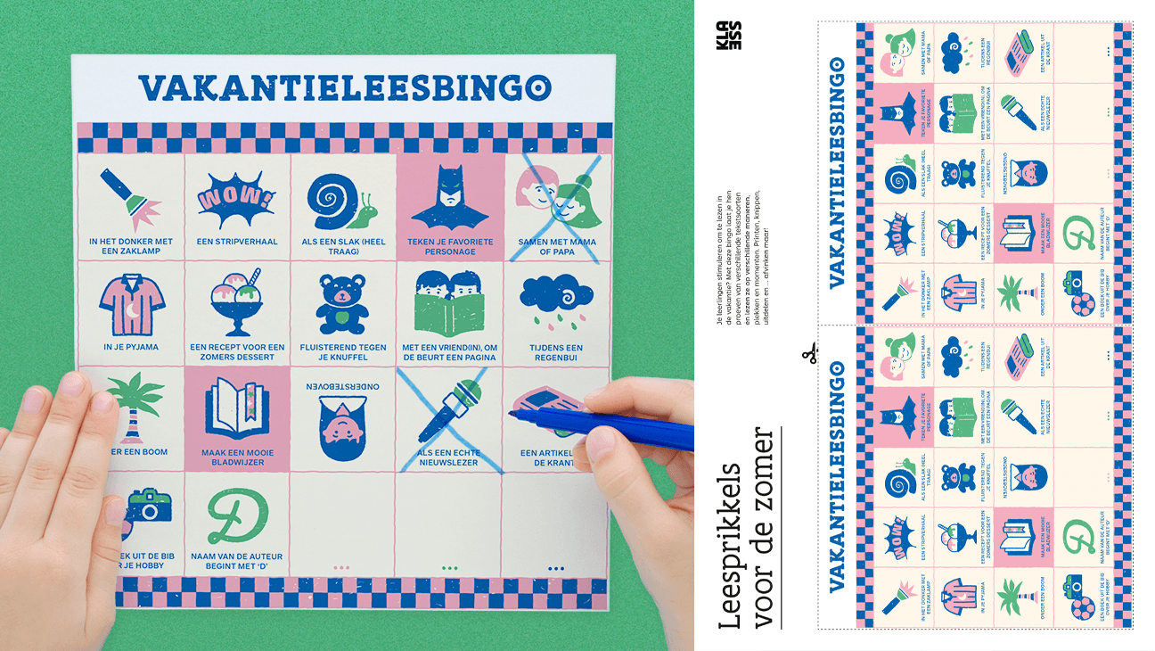 Klik & Print Vakantieleesbingo
