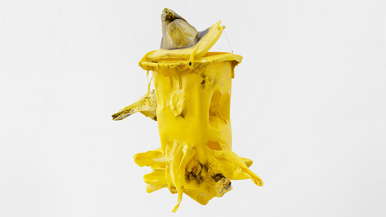 Kunstwerk 'container en plastique' van Anita Molinero