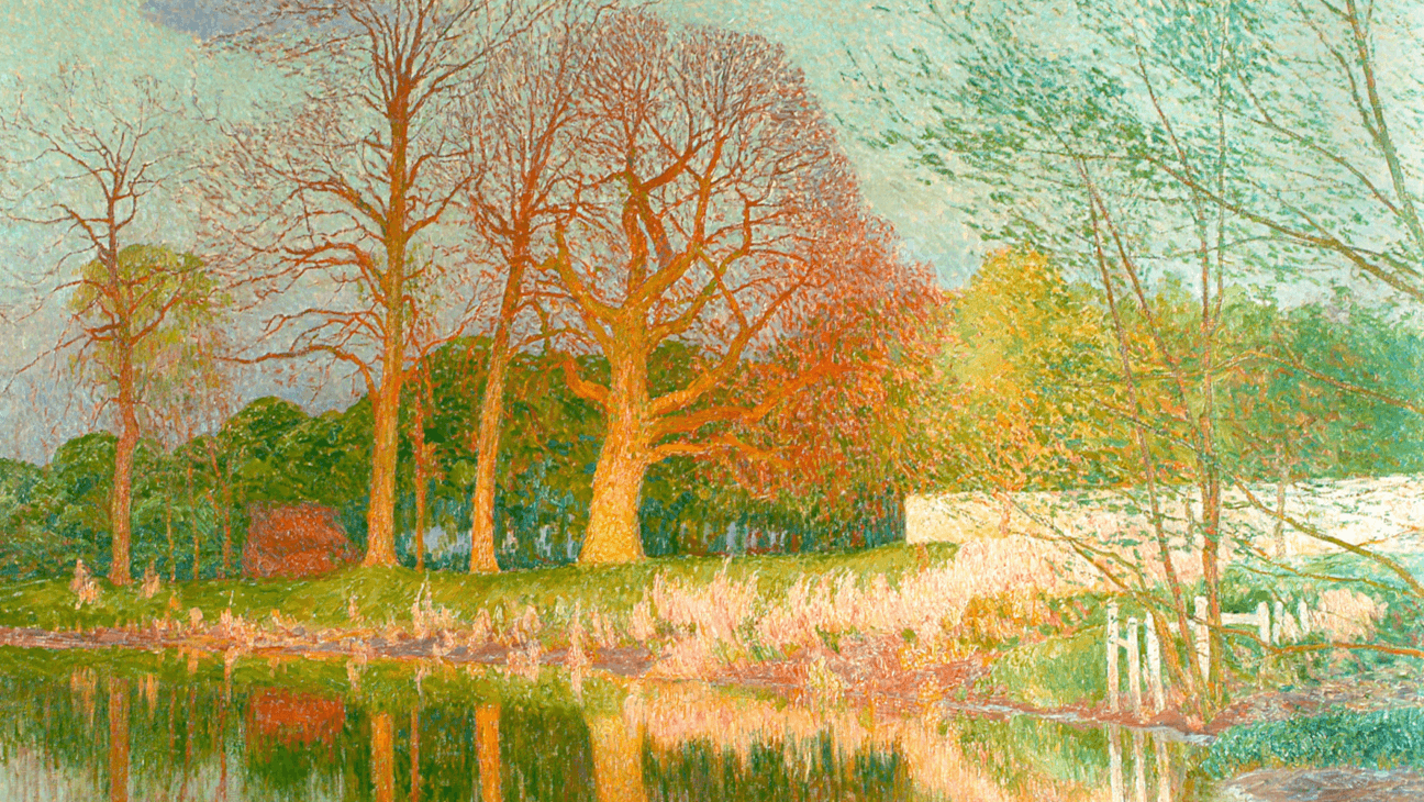 Kunstwerk 'Le Châtaignier' van Emile Claus